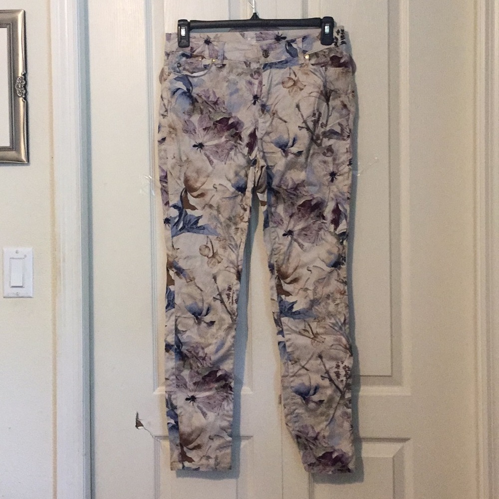 Chico’s floral jeggings